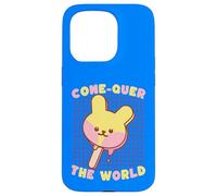 Custodia per iPhone 15 Pro Cone-Quer Il mondo Kawaii Bunny Ice Pop