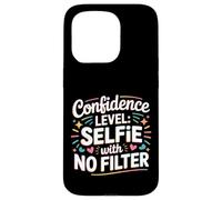 Custodia per iPhone 15 Pro Confidence Level Selfie With No Filter Respect Energy -