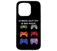 Custodia per iPhone 15 Pro Controlla il mio controller video da 6 Six Pack Gamer