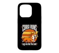 Custodia per iPhone 15 Pro Corgi Runs Le gambe non sono il limite