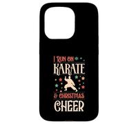 Custodia per iPhone 15 Pro Corro su Karate e Natale Cheer Matching X-Mas Squad