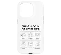 Custodia per iPhone 15 Pro Cose che faccio nel mio tempo libero - Art Lover