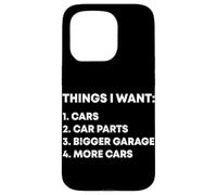 Custodia per iPhone 15 Pro Cose che voglio Auto Garage Ricambi auto Drift Car Racer Car Guy