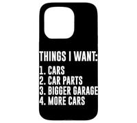 Custodia per iPhone 15 Pro Cose che voglio Auto Garage Ricambi auto Drift Car Racer Car Guy
