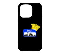 Custodia per iPhone 15 Pro costume di Halloween facile My Name Is PRINCE CHARMING Corona