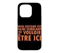 Custodia per iPhone 15 Pro Costume di Halloween Mon Est Faire Semblant - Francese