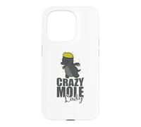 Custodia per iPhone 15 Pro Crazy Mole Lady Animal Tumulo