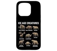 Custodia per iPhone 15 Pro Creature dell'era glaciale Paleontologia Mammiferi preistorici