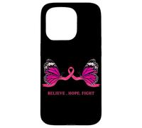 Custodia per iPhone 15 Pro Credi nella speranza, combatti la consapevolezza del cancro al seno, progettazione sanitaria