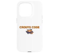 Custodia per iPhone 15 Pro CROUTO CODE AI Strumento Illustrazione AI Agente Esecutivo Binario Stile Hacker Dot Painting G PT