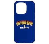 Custodia per iPhone 15 Pro Cub Scouts Do Your Best! Retro 80's Arcade Style Scouting