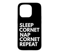 Custodia per iPhone 15 Pro Cura del sonno per Cornet Nap Repeat Musicista divertente