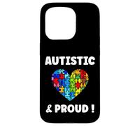 Custodia per iPhone 15 Pro Cute autism Awareness i'm autistic and proud