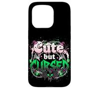Custodia per iPhone 15 Pro Cute but Cursed - Design Kawaii Gotico Alternativo