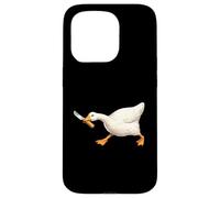 Custodia per iPhone 15 Pro Cute but Dangerous Duck with Knife Funny Silly Duck Meme