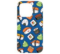 Custodia per iPhone 15 Pro Cute Kawaii Kids Womens Girls Cartoon Pattern Sushi Lover