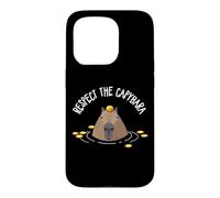 Custodia per iPhone 15 Pro Cute Kids Mens Womens Oranges Meme Lover Respect Capybara
