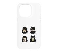 Custodia per iPhone 15 Pro Cute Mahjong Cat Graphics for Cat Lovers Mahjong Players