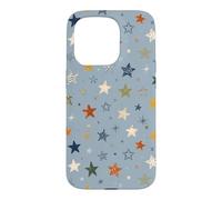 Custodia per iPhone 15 Pro Cute Star Pattern Celestial Aesthetic Cosmic Art