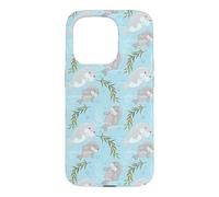 Custodia per iPhone 15 Pro Cute Womens Girls Kids Pattern Baby Manatee Lover