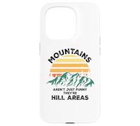 Custodia per iPhone 15 Pro Dad Joke Word Pun Mountains aren't Funny They're Hill Areas