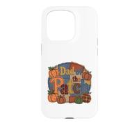 Custodia per iPhone 15 Pro Dad of the Patch - Zucca autunnale patchwork design