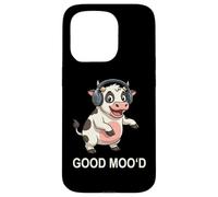 Custodia per iPhone 15 Pro Dancing Mow Music DJ Good Mooh Mood Design