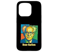 Custodia per iPhone 15 Pro David Ben Gurion Primo Primo Ministro di Israele Retro Cool