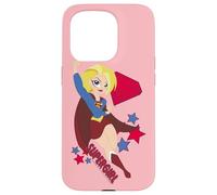 Custodia per iPhone 15 Pro DC Super Hero Girls Supergirl Stars