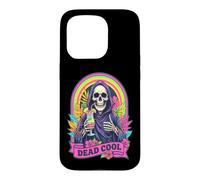 Custodia per iPhone 15 Pro Dead Cool Tristo Mietitore Scheletro Summerween Beach Cocktail