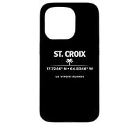 Custodia per iPhone 15 Pro Design di viaggio coordinato St Croix USVI