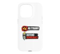 Custodia per iPhone 15 Pro Design "No Tyranny Defend Democracy Freedom"
