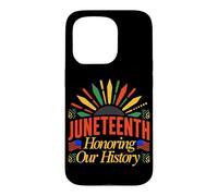 Custodia per iPhone 15 Pro Design per la Celebrazione del Juneteenth