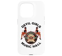 Custodia per iPhone 15 Pro Devil PinUp Girl 1950's Rock Roll Rockabilly Uomo Donna