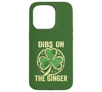 Custodia per iPhone 15 Pro Dibs on the Ginger St Patrick's Shamrock Donne Ragazze