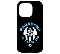 Custodia per iPhone 15 Pro Diego Maradona Vintage El Pibe De Oro Giocatore di calcio retrò