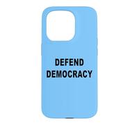 Custodia per iPhone 15 Pro DIFENDI DEMOCRAZIA MESSAGGIO IN GRASSO