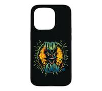 Custodia per iPhone 15 Pro Dilofosauro veleno tossico al neon di Jurassic Park