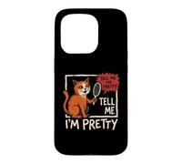 Custodia per iPhone 15 Pro Dimmi che sono abbastanza selvaggio gatto Bootleg Meme Umorismo