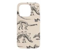Custodia per iPhone 15 Pro Dinosaur Bones Prehistoric Animal Fossilized