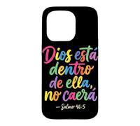 Custodia per iPhone 15 Pro Dios Esta Dentro De Ella No Caera Cristianos Fede religiosa