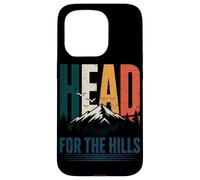 Custodia per iPhone 15 Pro Dirigetevi Verso Le Colline Retro Forest Hikers Mountains