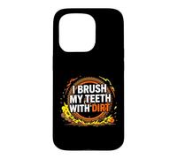 Custodia per iPhone 15 Pro Dirt Bike Motocross I Brush My Teeth With Dirt