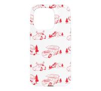 Custodia per iPhone 15 Pro Disney and Pixar's Cars Radiator Springs Christmas Pattern