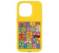 Custodia per iPhone 15 Pro Disney The Muppets 50th Anniversary Muppet Show Box Collage