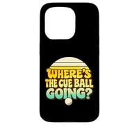 Custodia per iPhone 15 Pro Divertente biliardo Snooker Break Where's The Cue Ball