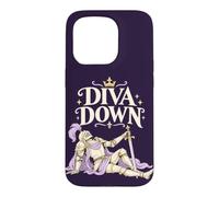 Custodia per iPhone 15 Pro Divertente cavaliere medievale diva giù umorismo rinascimentale