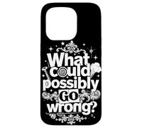 Custodia per iPhone 15 Pro Divertente cosa potrebbe andare storto Legge di Murphy
