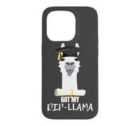 Custodia per iPhone 15 Pro Divertente laurea per lui e lei ha ottenuto il mio lama Dip-Llama