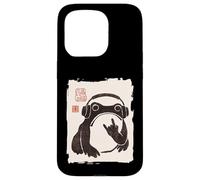 Custodia per iPhone 15 Pro Divertente Matsumoto Hoji Grumpy Frog Rock-And-Roll Music Art
